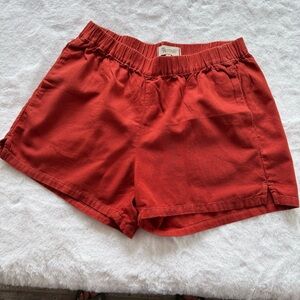 EUC Women’s Madewell High Waist Shorts Elastic Waistband Sz S